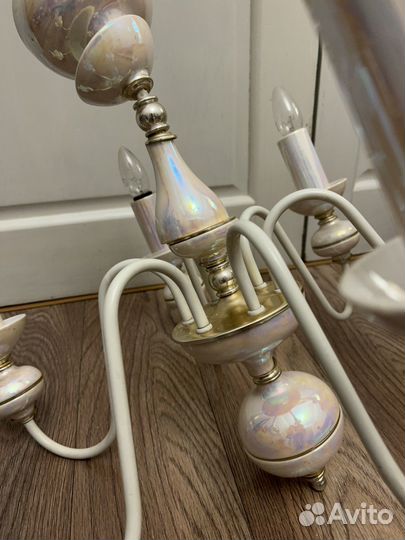 Люстра фарфоровая винтажная