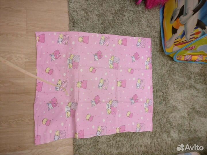 Простынь в детскую кроватку 2шт