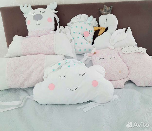 Бортики для детской кроватки