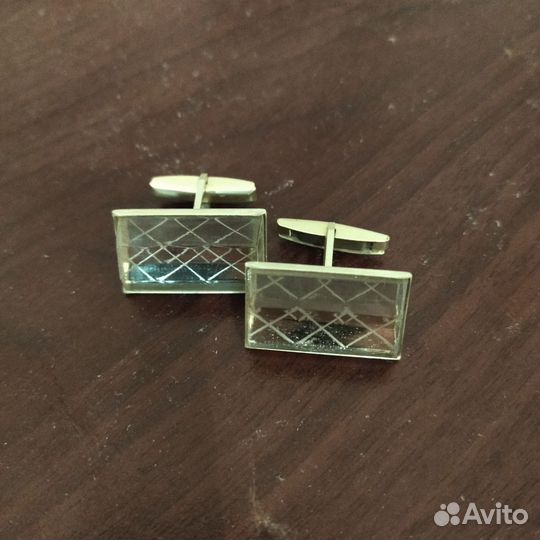 Запонки горный хрусталь СССР. Кинореквизит