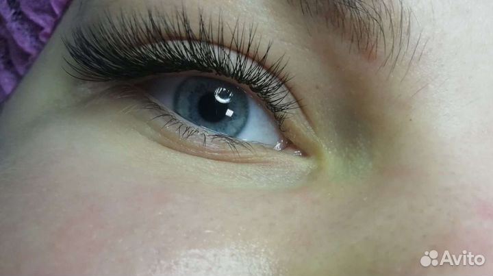 Наращивание ресниц на дому