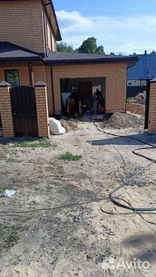 Прокол ГНБ, к центральному водопроводу канализаци