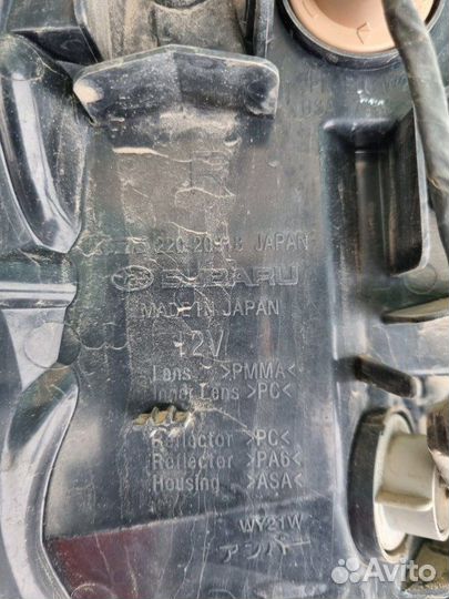 Задние фонари заднее Subaru Impreza Wrx Sti GGB