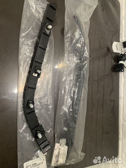 Крепления заднего бампера Hyundai Solaris 1