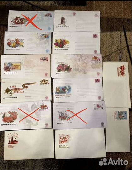 Почтовые конверты винтаж