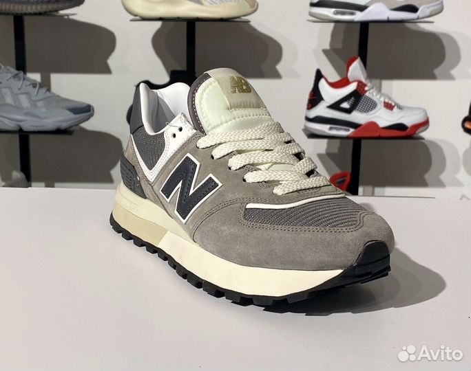 New Balance 574 Gray Classic Lux VR5