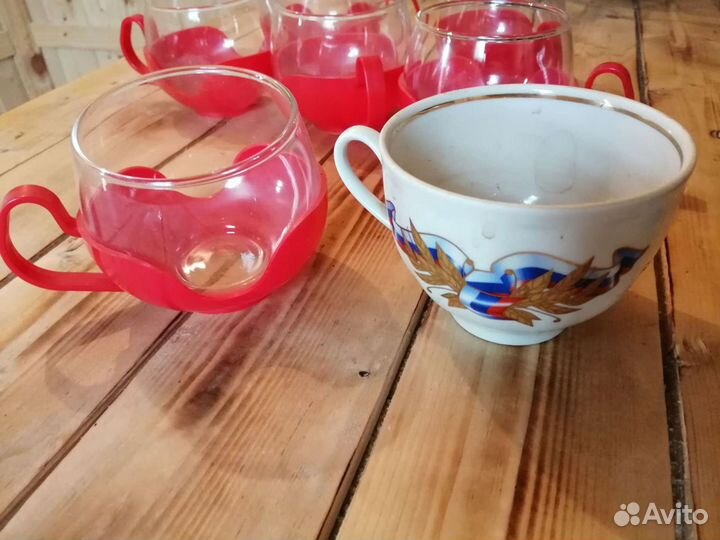 Стаканы в подстаканнике гдр, СССР