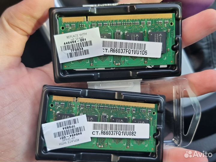 Оперативная память sodimm 512MB+512MB для ноутбука