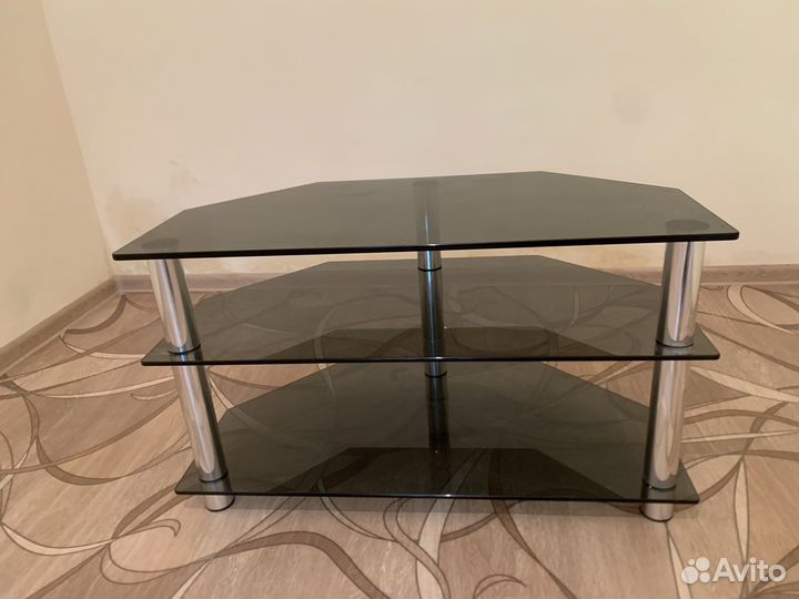 Стеклянная тумба/столик