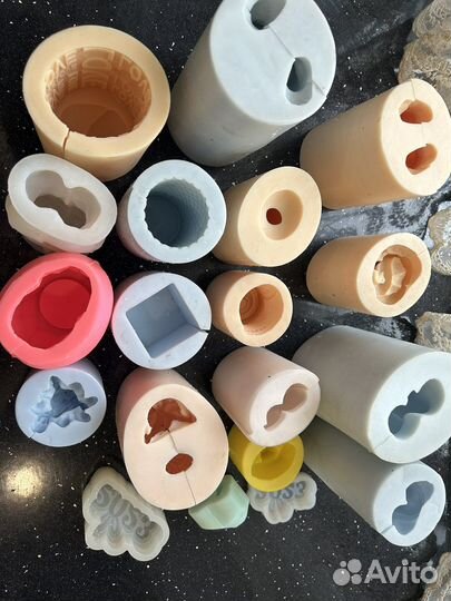 Силиконовые формы для свечей/ мыла