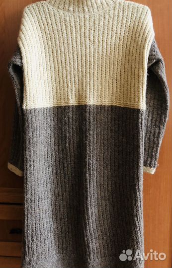 Свитер платье вязаный 46-48