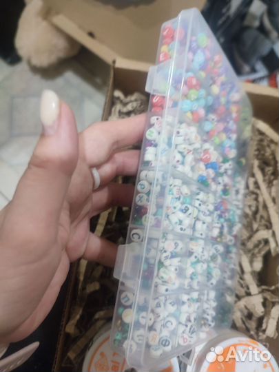 Набор бисера с леской для девочки