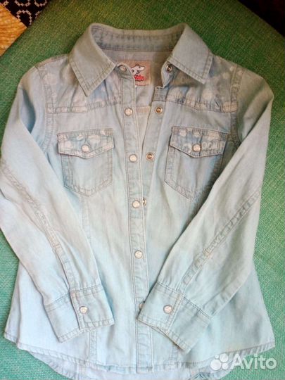 Джинсовая рубашка