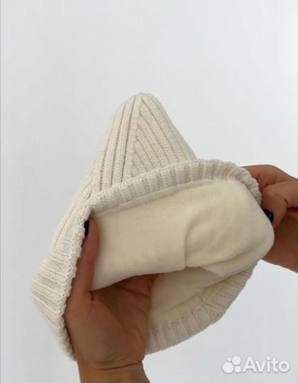 Комплект шапка снуд эльф/гномик