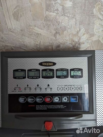 Беговая дорожка torneo nota