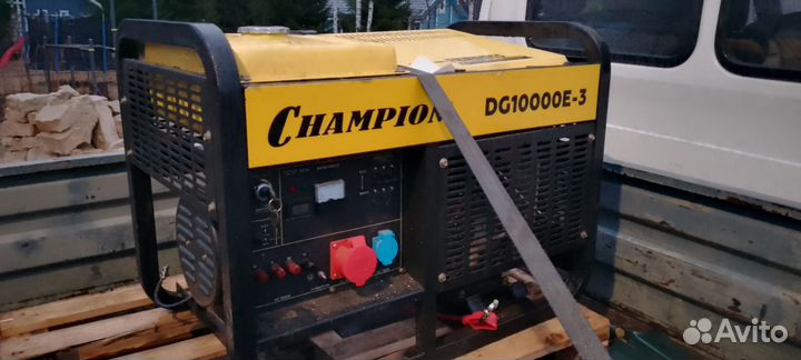 Генератор дизельный champion DG10000E-3