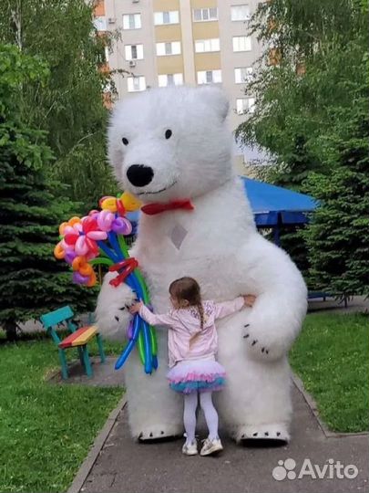 Белый мишка поздравление на праздник