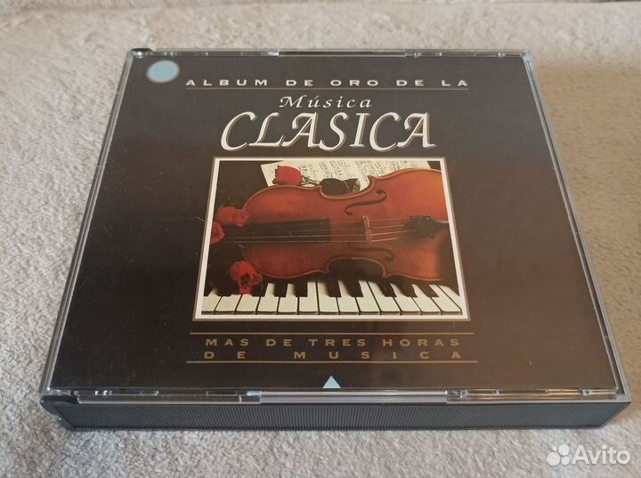 Лицензионный диск(3cd) классической музыки 93г