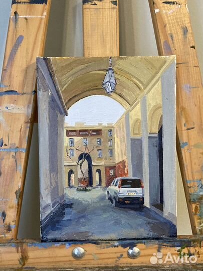 Картина маслом на холсте пейзаж