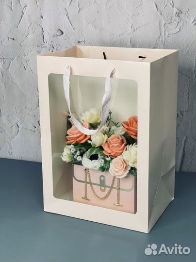 Цветы для интерьера / Розы, пионы / Букет / Мыло