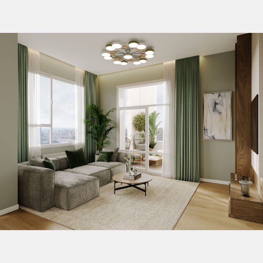 2-к. квартира, 59,4 м², 3/29 эт.