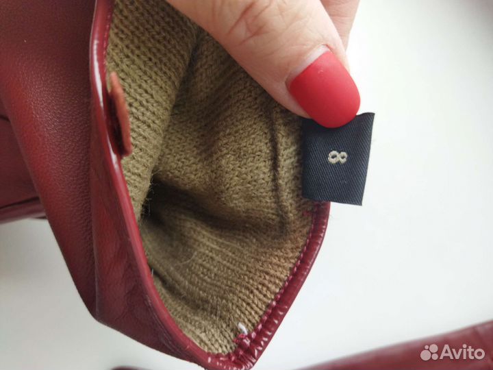 Перчатки женские кожаные 8 размер