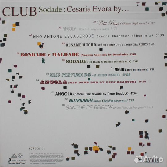 Cesaria Evora 'Club Sodade