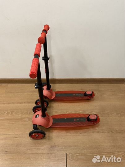 Самокат y-scoo трехколёсный