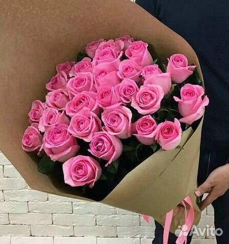 Букет из роз 29 штук 70 см