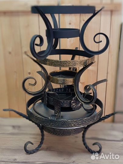 Садж чугунный Турция с отверстиями