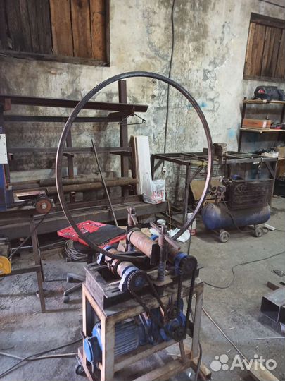 Гибка прокат профильной трубы