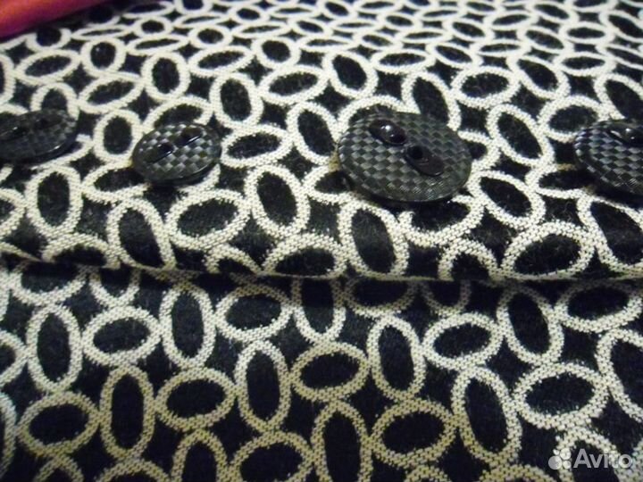 Хлопковый двухсторонний жаккард на летнее пальто