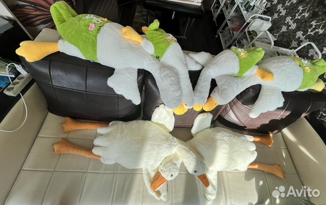 Гусь-обнимусь мягкая игрушка