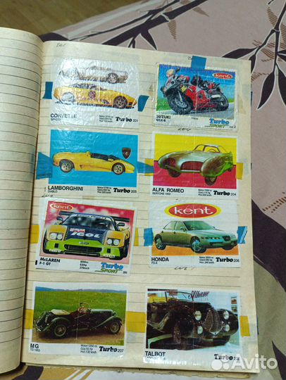 Продам коллецию вкладышей Turbo