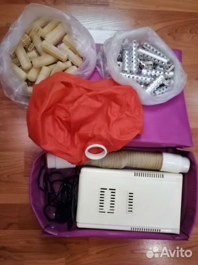 Фен советский, бигуди