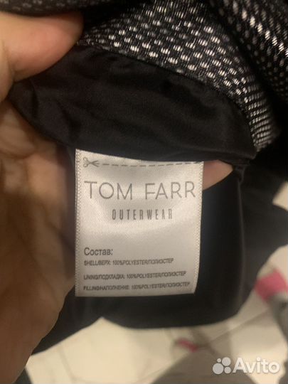 Пуховик мужской tom farr