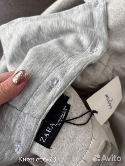 Бомбер утепленный оверсайз