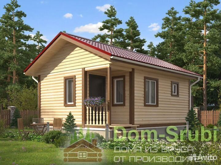 Харовск. Хорошая надёжная Баня из бруса Б-20 (5х7)