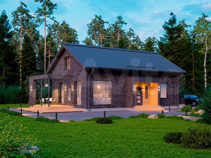 Дом 171 м² на участке 4 сот.