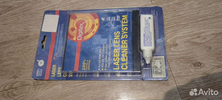 Чистящий диск cd dvd новый