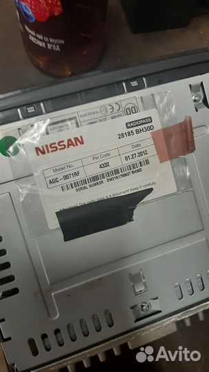 Штатная магнитола nissan