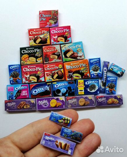 Миниатюры Milka, Oreo и другие
