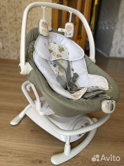 Детское кресло шезлонг качели