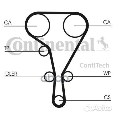 Комплект грм renault/opel 1.8/2.0 16V 2001