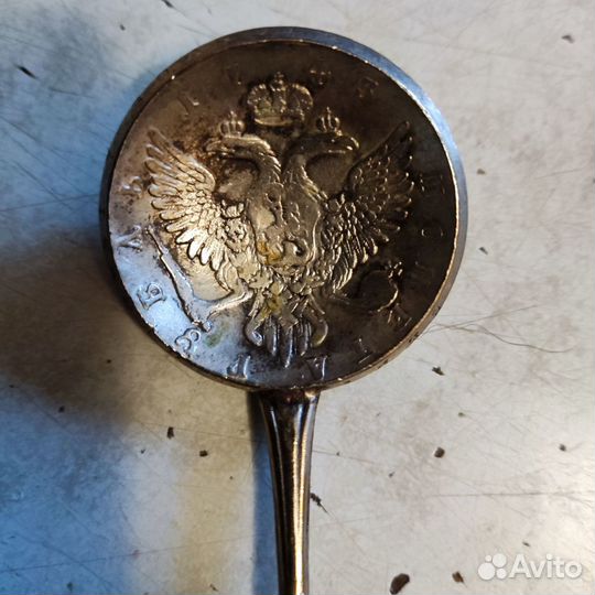 Серебряная чайная ложка 84 проба