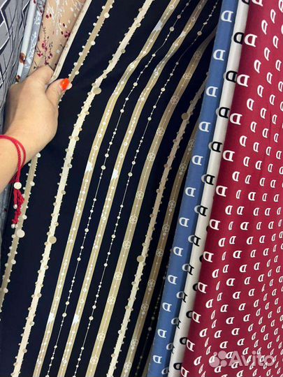 Прадо шёлк принт. Сток. От рулона. По всей РФ