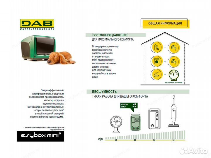 Насосная станция DAB E.sybox mini 3 (новая)