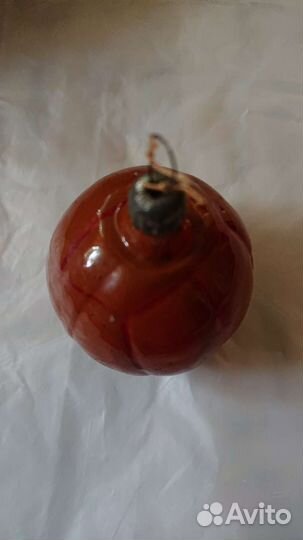 Мяч каталожная елочное игрушка СССР