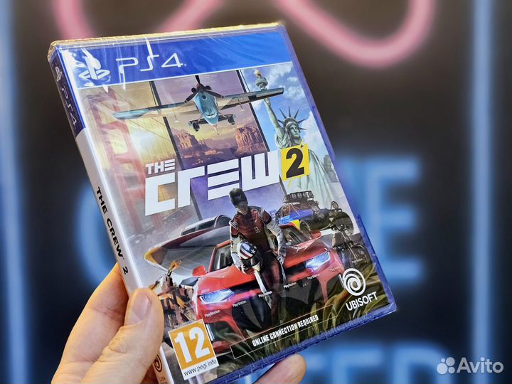 Новый диск ps4 ps5 The Crew 2, русская версия