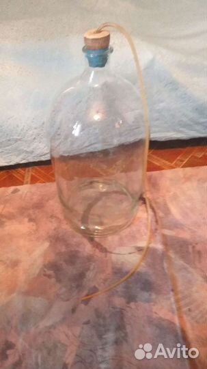 Бутыль стеклянная 10и3л